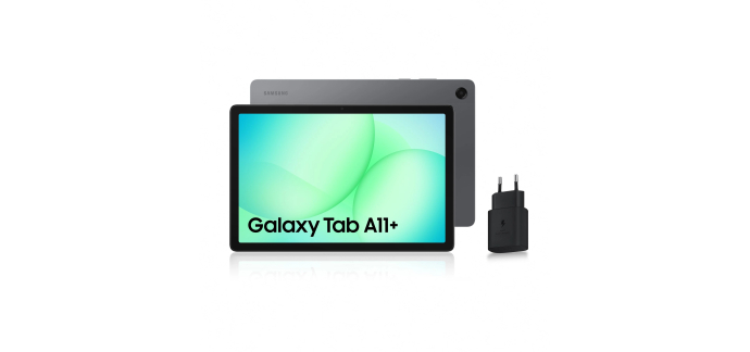 Amazon: Tablette 11" Samsung Galaxy Tab A11+ 5G, 128 Go RAM de 6 Go à 269,9€ (au lieu de 329,95€)