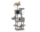 JoyBuy: JOYFURNOS Arbre à chat 168 cm - 13 poteaux, 2 perchoirs, 2 niches, hamac à 42,99€