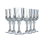 Amazon: Cristal d'Arques Paris Verre à Vin Longchamp - 17 cl, Lot de 6 à 21,40€ (au lieu de 35,58€)
