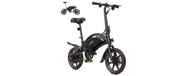 JoyBuy: DYU D3S Vélo électrique pliant adulte - Moteur 250 W, Batterie 36 V 10 Ah, Pneus 14 pouces à 480,08€