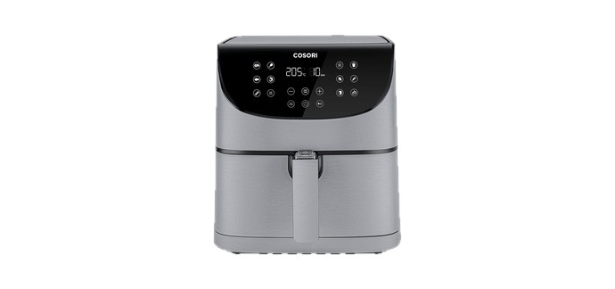 LIDL: COSORI Friteuse à air chaud CP158-AF, 5,5 l, 1700 W, 11 programmes à 99,99€ (au lieu de 169,99€)