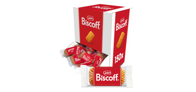 Amazon: Boite de 150 Biscuits Lotus Biscoff Speculoos Emballés Individuellement - 938g à 5,88€