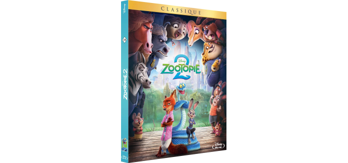 Amazon: Blu-Ray Zootopie 2 à 9,99€ (au lieu de 19,63€)