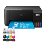 Amazon: Imprimante Epson EcoTank ET-2862 - Wi-Fi à 148,19€ (au lieu de 175,76€)