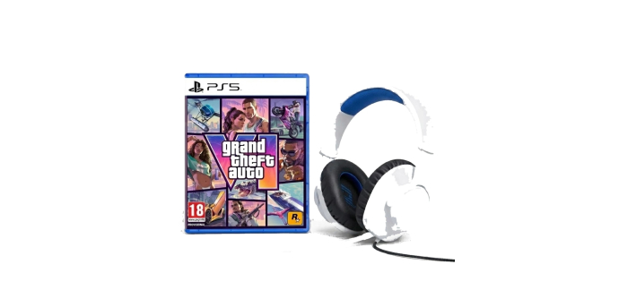 JoyBuy: Précommande Grand Theft Auto VI (GTA 6) sur PS5 (Code dans la boîte) + JBL Quantum 100P offert à 79,