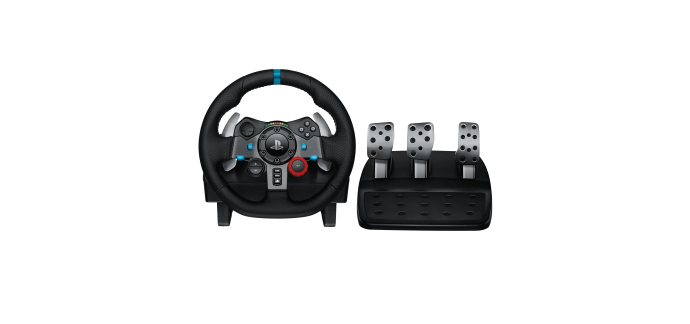 Amazon: Pack Volant et pédales Logitech G G29 Driving Force pour PS4/PS5/PC à 184,99€ (au lieu de 219,99€)