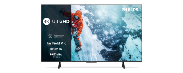 Amazon: TV 55" Philips 55PUS7200 4K LED Smart TV à 299€ (au lieu de 349€)