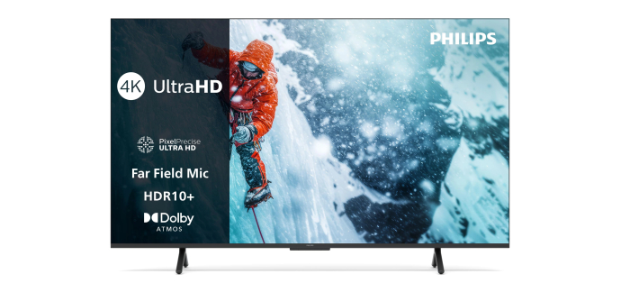 Amazon: TV 55" Philips 55PUS7200 4K LED Smart TV à 299€ (au lieu de 349€)