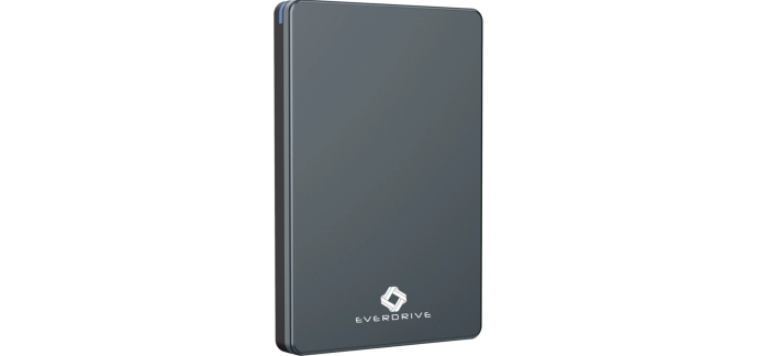 Fnac: Disque dur externe Everdrive - 1To, gris à 49,99€ (au lieu de 79,99€)