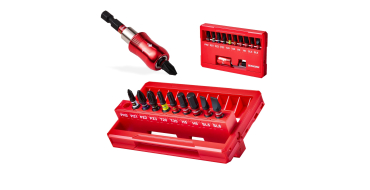 Amazon: Set de 11 embouts de tournevis à chocs Geinxurn - Phillips, Pozidriv, Torx, plats à 5,95€