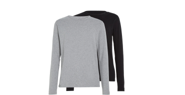 Amazon: Lot de 3 T-Shirts à Manches Longues Basic Tommy Hilfiger, Taille S à XXL à 29€ (au lieu de 40,99€)