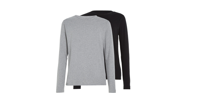 Amazon: Lot de 3 T-Shirts à Manches Longues Basic Tommy Hilfiger, Taille S à XXL à 29€ (au lieu de 40,99€)