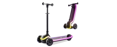 JoyBuy: Trottinette enfant Neuleb YFQ 3-10 ans - 3 roues lumineuses, pliable, hauteur réglable à 25,95€