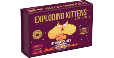 Amazon: Jeu de société Asmodee - Exploding Kittens Edition Festive à 13,99€ (au lieu de 17,9€)
