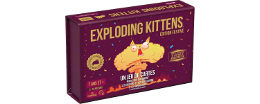 Amazon: Jeu de société Asmodee - Exploding Kittens Edition Festive à 13,99€ (au lieu de 17,9€)