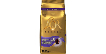 Amazon: Café en grains L'Or Absolu - Intensité 10, sachet 1 kg à 13,77€ (au lieu de 18,91€)