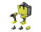 Castorama: Pack Perceuse-visseuse à percussion Ryobi RPD18-0 & compresseur R18PI-0 - 2 batteries, chargeur, sac