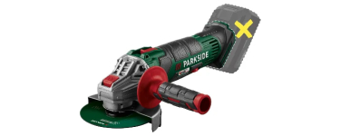 LIDL: PARKSIDE Meuleuse d'angle sans fil 20V PWSA 20-Li G4 - 125 mm, 2500-11000 tr/min à 24,99€
