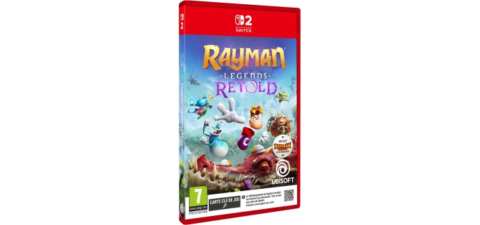 Amazon: Rayman Legends Retold sur Nintendo Switch 2 + Pack Hoodlum Havoc à 29,99€ (au lieu de 39,99€)
