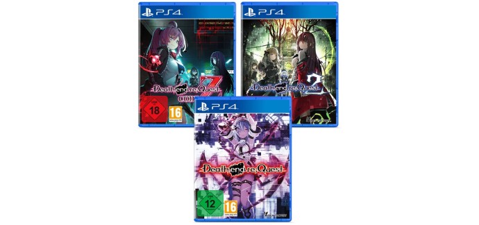 Amazon: Death end reQuest Triple Pack (PS4) à 84,12€ (au lieu de 129,99€)