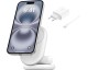 Amazon: Socle de recharge 2-en-1 Belkin Boost Charge - Aimanté, pliable Qi2 15W, compatible MagSafe à 24,99€