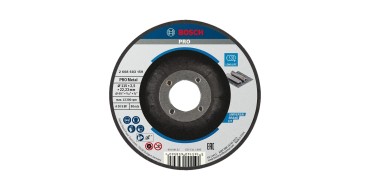 Amazon: Disque à tronçonner Bosch Pro Metal Longlife - Acier au carbone, Ø11,5cm à 1,37€ (au lieu de 2,09€)
