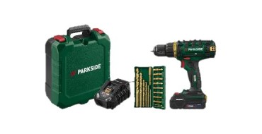 LIDL: PARKSIDE Perceuse-visseuse sans fil 20V PABS 20-Li G8 - 45 Nm, batterie et chargeur à 29,99€