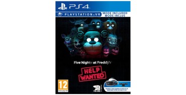 Amazon: Five Nights At Freddy’s Help Wanted (PS4) à 16,51€ (au lieu de 29,99€)