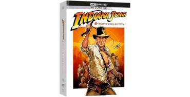 Amazon: Blu-Ray & 4K Ultra HD Indiana Jones L'Intégrale à 39,99€ (au lieu de 48,97€)