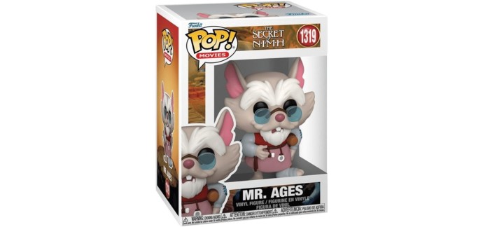 Amazon: Funko Pop Mr Ages The Secret of Nimh à 6,75€ (au lieu de 16,0€)