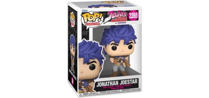 Amazon: Funko Pop JoJo's Bizarre Adventure Jonathan à 13,6€ (au lieu de 16,0€)
