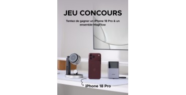 Ugreen: 1 iPhone 18 Pro + 1 batterie externe UGREEN MagFlow Pro 10 000 mAh 25 W + 1 station de charge