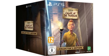 Amazon: Jeu Tintin Reporter Les Cigares du Pharaon Édition Collector PS5 - Figurine, artbook, steelbook à 60