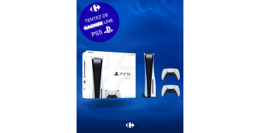 Carrefour: 1 PS5 + 2 manettes à gagner