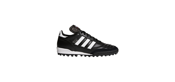 Decathlon: ADIDAS Chaussure de football Mundial Team Turf Adulte Noire à 99,99€ (au lieu de 149,99€)