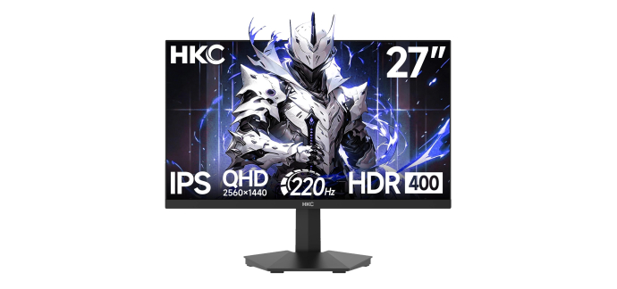 Amazon: Écran PC 27" HKC G27H2DPro - QHD, 200Hz, Fast IPS, HDR400 à 137,16€ (au lieu de 176,87€)