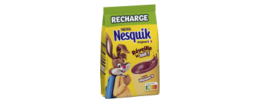 Amazon: Chocolat en Poudre Nesquik - Éco-Recharge, Poche Papier - 430g à 2,07€ (au lieu de 3,10€) (via prévo