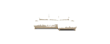 Cdiscount: Canapé d'angle droit convertible MIKA 3 places - Velours côtelé beige - Coffre de rangement à 679,99
