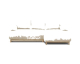 Cdiscount: Canapé d'angle droit convertible MIKA 3 places - Velours côtelé beige - Coffre de rangement à 679,99