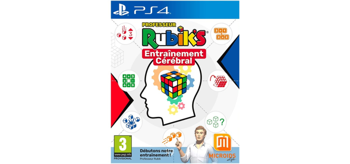 Amazon: Professeur Rubik's Entraînement Cérébral (PS4) à 9,99€ (au lieu de 19,99€)