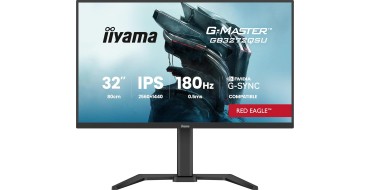 Amazon: Ecran PC 31,5" Iiyama GB3272QSU-B1 - IPS, 2560x1440/180Hz, 2H1DP à 185,73€ (au lieu de 239€)
