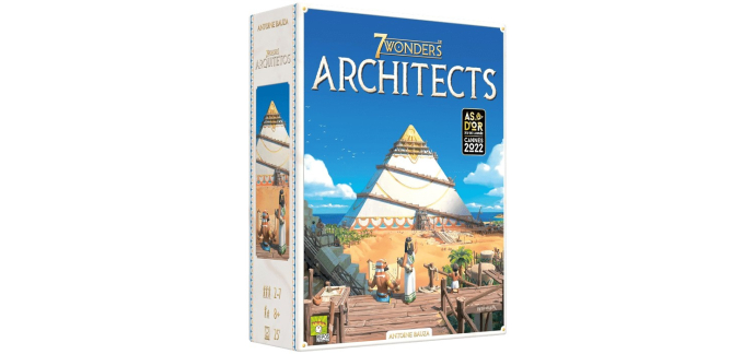 Amazon: 7 Wonders Architects (Jeu de société) à 22,99€ (au lieu de 39,99€)