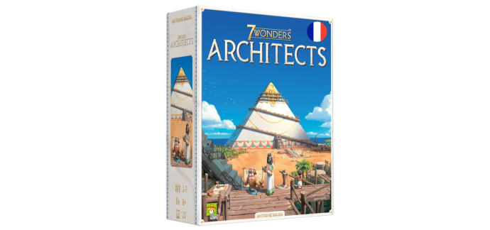 Amazon: Jeu de société 7 Wonders Architects - 2 à 7 joueurs à 22,99€ (au lieu de 34,99€)