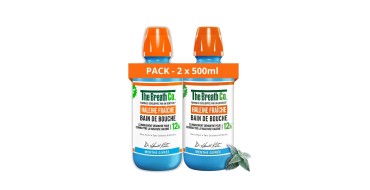 Amazon: Bain de Bouche sans Alcool The Breath Co, Menthe Givrée - 2x500ml à 9,99€ (au lieu de 15,2€)