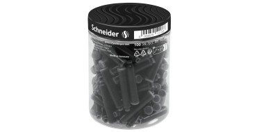 Amazon: Lot de 100 cartouches d'encre noire Schneider - standard pour stylo plume à 5,84€ (au lieu de 8,98€)