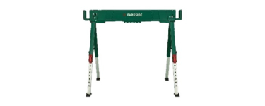 LIDL: PARKSIDE Tréteau pliant - 600 kg, hauteur réglable 9 niveaux à 24,99€ (au lieu de 34,99€)