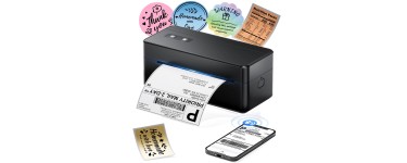 Amazon: Imprimante Thermique ASprink 2410BT - Bluetooth, pour Étiquettes Vinted à 39,99€ (au lieu de 54,83€)