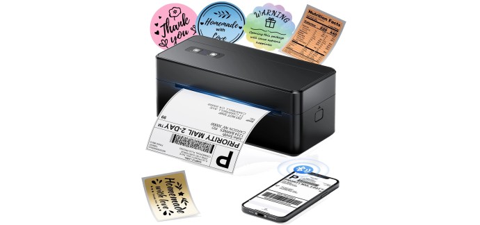 Amazon: Imprimante Thermique ASprink 2410BT - Bluetooth, pour Étiquettes Vinted à 39,99€ (au lieu de 54,83€)
