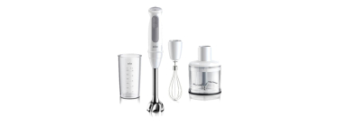 Amazon: Mixeur plongeant Braun MultiQuick 5 MQ50236M - 1000W, 3 accessoires à 24,99€ (au lieu de 48,89€)