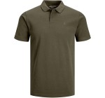 Amazon: Polo Jack & Jones Uni Col Chemise - Vert Olive, tailles S à XL à 11,23€ (au lieu de 17,61€)